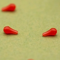 OMC Dazzler Blood Red Long Distance Hookbead